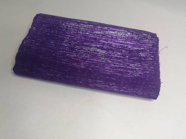 Pagne Foupoko tissé main, violet, tissé au Burkina Faso, Mon Faso Dan Fani