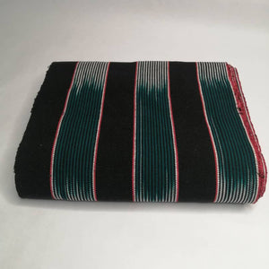 Pagne Foupoko tissé main, bleu indigo et ivoire, tissé au Burkina Faso, Mon Faso Dan Fani