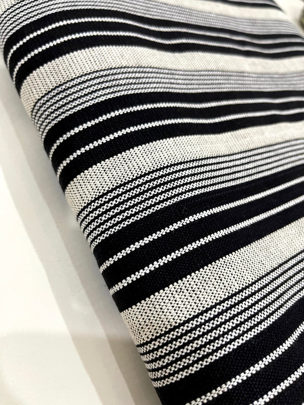 Pagne Noblesse tissé main, noir et gris, tissé au Burkina Faso, Mon Faso Dan Fani