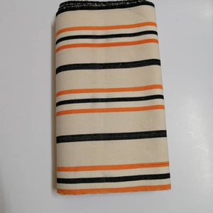 Pagne Foupoko tissé main, noir et blanc, tissé au Burkina Faso, Mon Faso Dan Fani