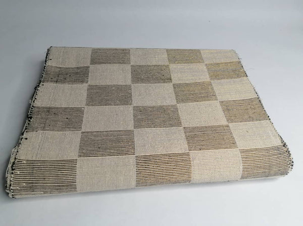 Pagne Foupoko tissé main, noir et blanc, tissé au Burkina Faso, Mon Faso Dan Fani