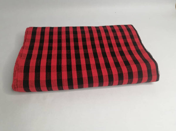 Pagne Foupoko tissé main, bleu indigo et ivoire, tissé au Burkina Faso, Mon Faso Dan Fani