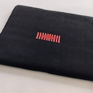 Pagne Foupoko tissé main, bleu indigo et ivoire, tissé au Burkina Faso, Mon Faso Dan Fani