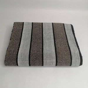 Pagne Foupoko tissé main, bleu indigo et ivoire, tissé au Burkina Faso, Mon Faso Dan Fani